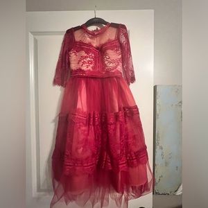 Trish Scully red dress